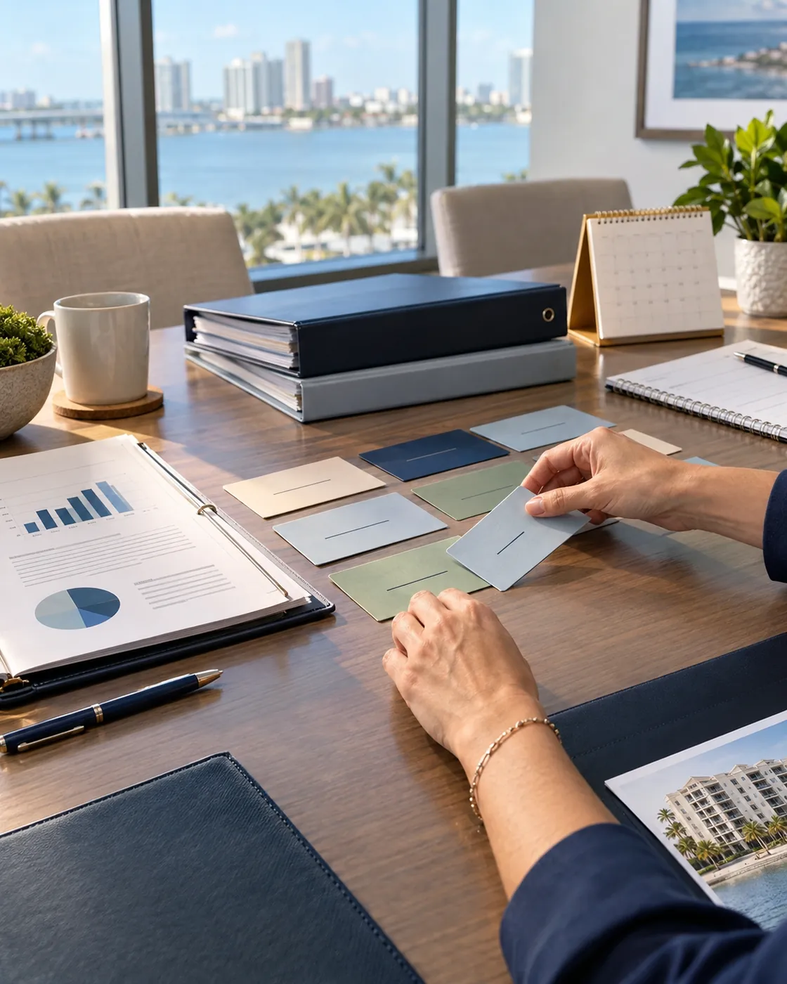 Annual property governance planning workspace with calendar and budget records
