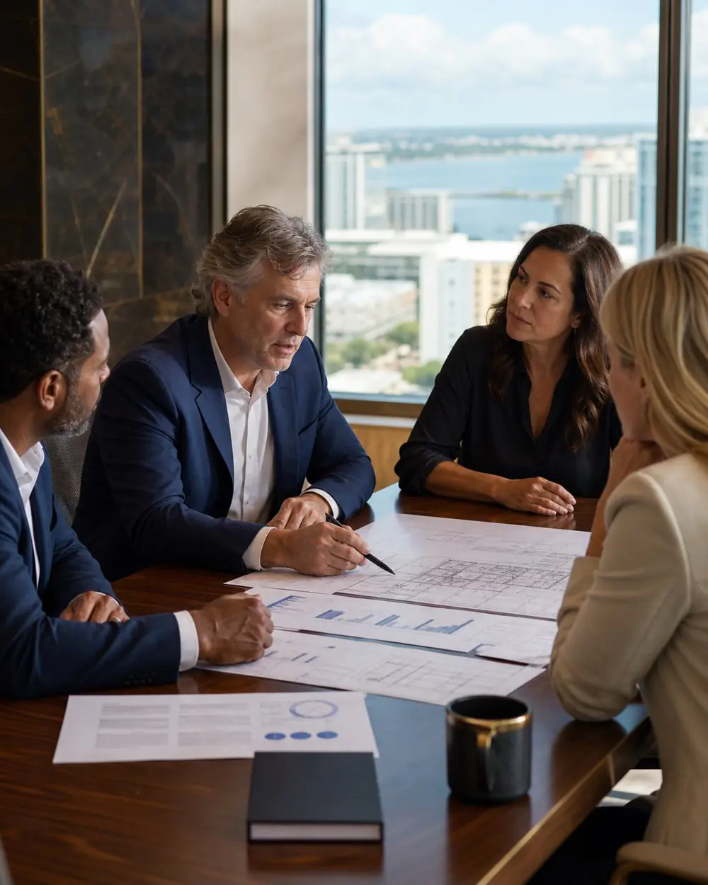 Independent advisor meeting with a Tampa Bay condominium board